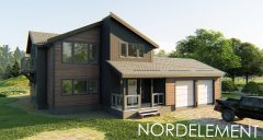 Dark wood  строительство домов по норвежской технологии