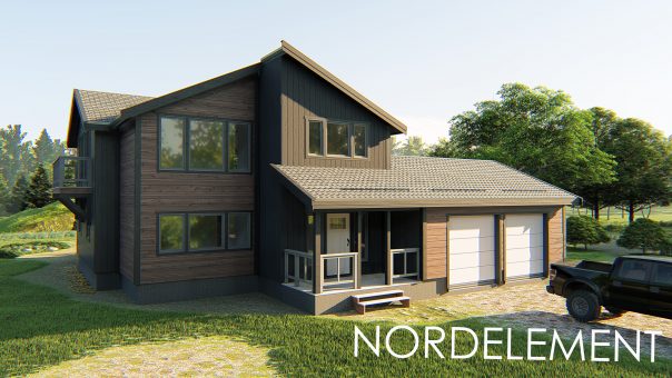 Dark wood  строительство домов по норвежской технологии