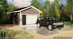 Гараж 6x4.8 строительство домов по норвежской технологии